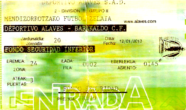 Alaves Barakaldo Mendizorroza entrada 2013